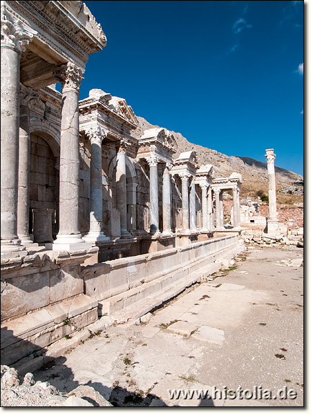 Sagalassos in Pisidien - Das Antonius-Nymphäum an der Nordseite der oberen Agora