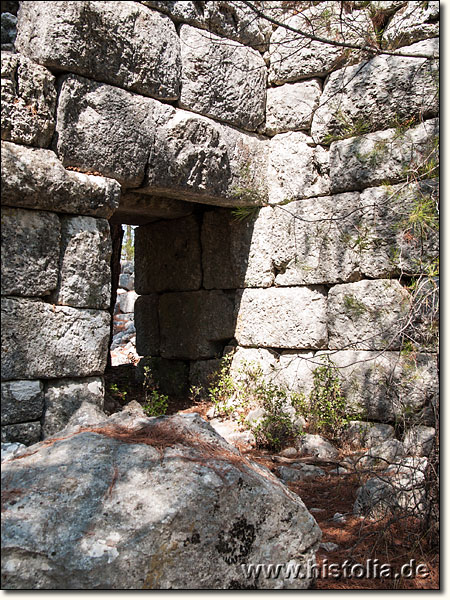 Sia in Pisidien - Das Ost-Tor der Akropolis-Burg