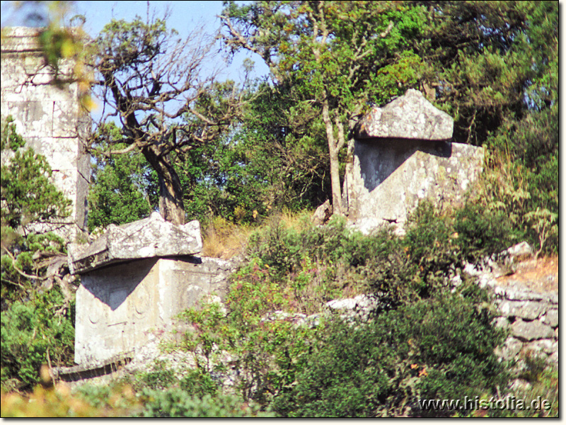 Termessos in Pisidien - Sarkophage in der Nekropole