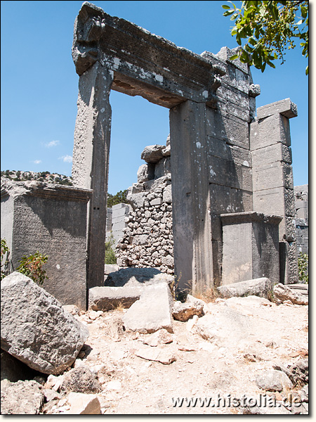 Termessos in Pisidien - Das Eingangstor zum Zeus-Tempel