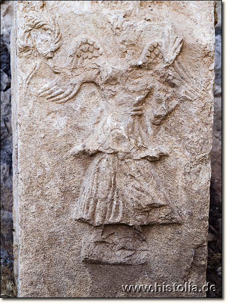 Tymbriada in Pisidien - Reliefstein aus dem Eurymedon-Heiligtum von Tymbriada