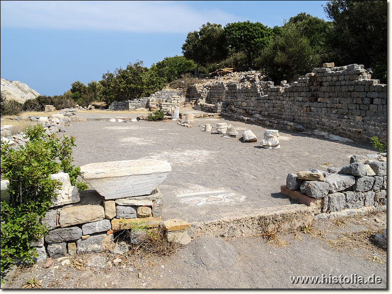 Aphrodisias in Kilikien - Die byzantinischen Basilika von Aphrodisias (vormals ein römischer Tempel)