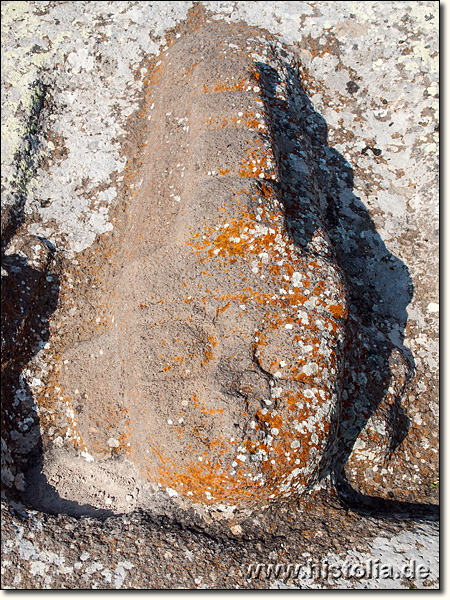 Fasillar in Lykaonien - Der Wettergott Tessup auf der hethitische Großstatue aus dem 13.Jh.v.Chr.