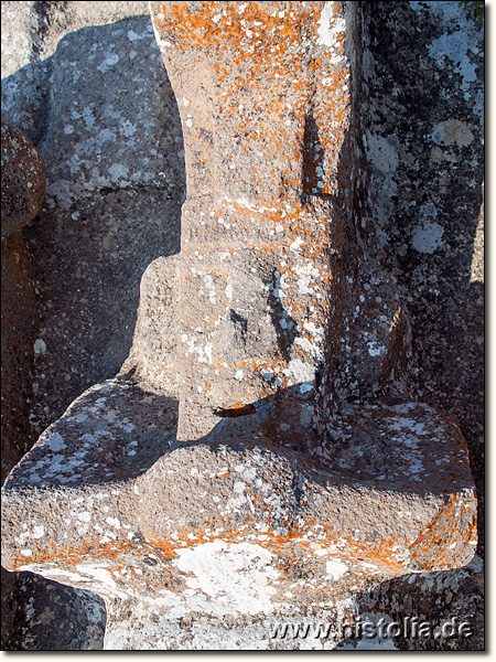 Fasillar in Lykaonien - Der Wettergott Tessup auf der hethitische Großstatue aus dem 13.Jh.v.Chr.