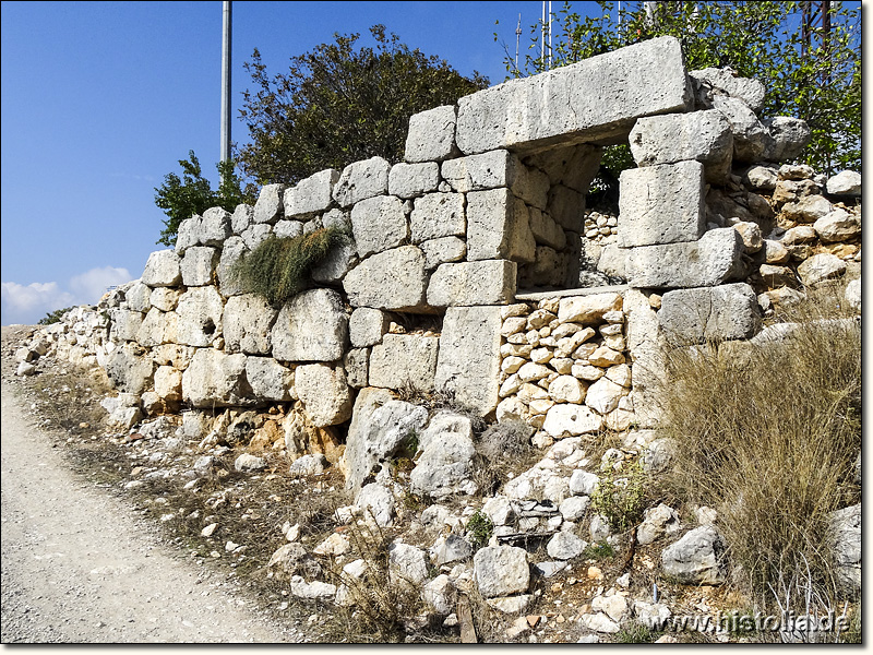 Idyros in Lykien - Reste der Festungsmauern von Idyros