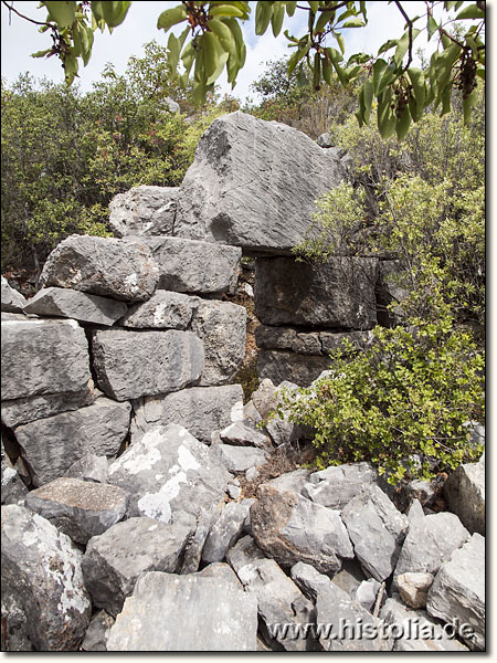 Juliosebaste in Kilikien - Tor / Tür zu einem Wohngebäude auf der Ostseite des Stadtgebietes