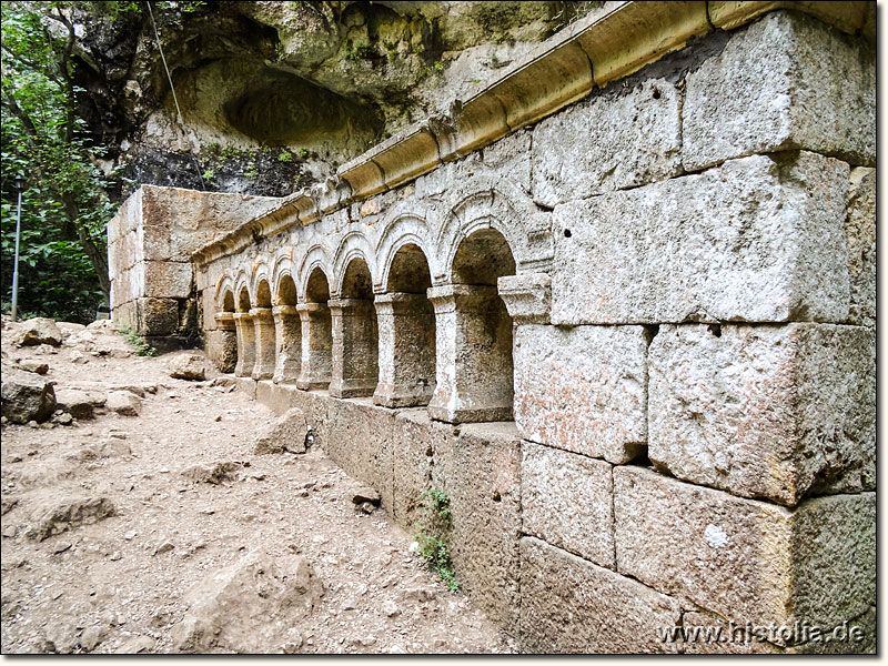 Korykion-Antron in Kilikien - Kleine Marien-Kirche am Eingang der südlichen Grotte