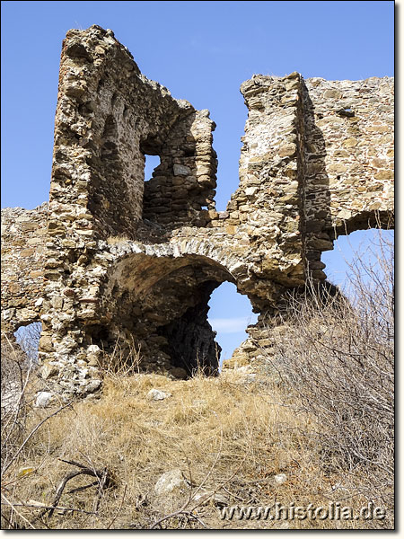 Myous in Karien - Mauerreste einer byzantinischen Burganlage auf dem Siedlungsgebiet des antiken Myous