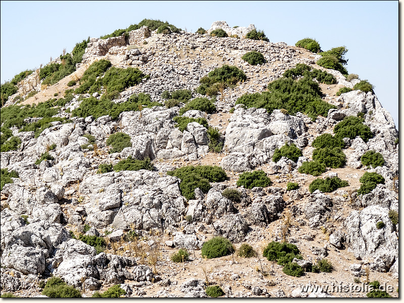 Panemoteichos in Pisidien - Der Akropolisberg von Panemoteichos